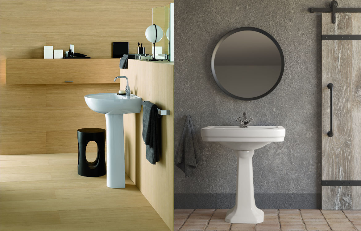 Lavabo a colonna: idee e soluzioni bagno