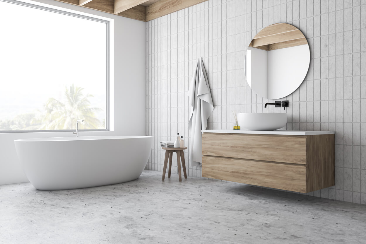 A che altezza posizionare lo specchio del bagno?